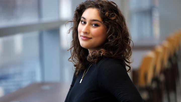 Senior economics and political science major Ritsa Giannakas