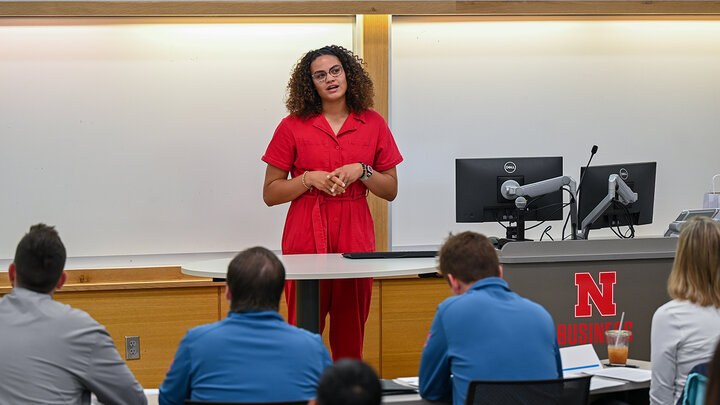 Management students collaborated with the Omaha Supernovas