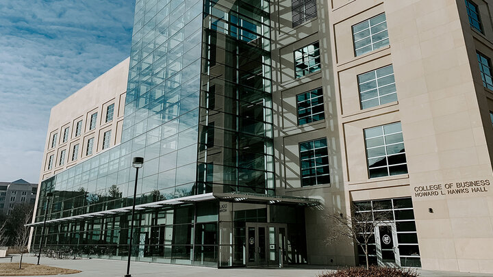 Photo of the College of Business Building