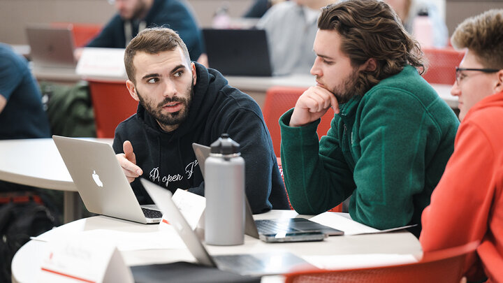 Students at the University of Nebraska–Lincoln experience real-world bank management through simulation software