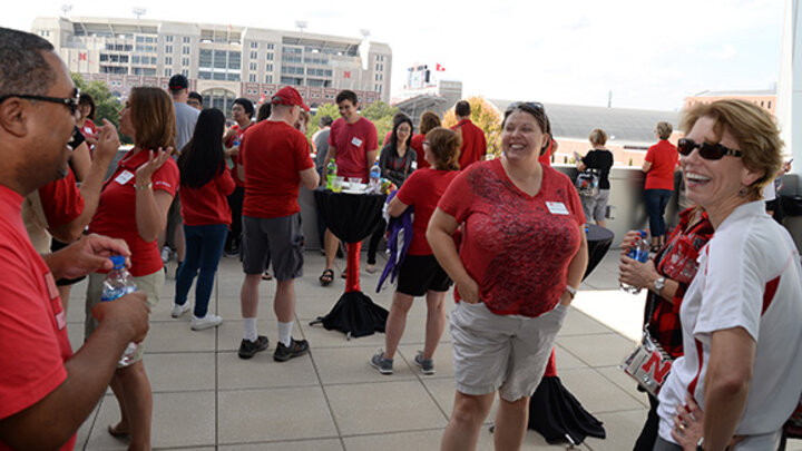 Actuarial Science Celebration on Dean's Terrace