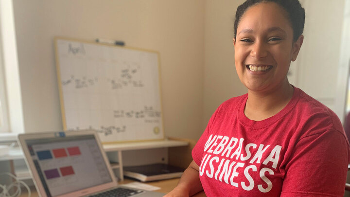 As a first generation college student, Andee Capell of Sioux Falls, South Dakota, served as a mentor to help underrepresented students and build inclusivity at Nebraska.