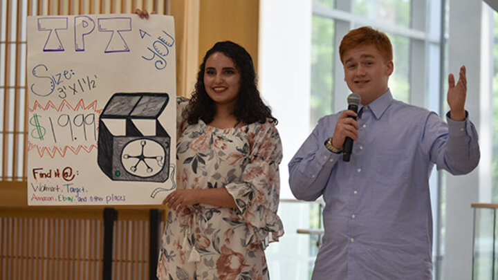 Students at the DREAMBIG Academy learn to utilize their strengths and participate in a business pitch competition.