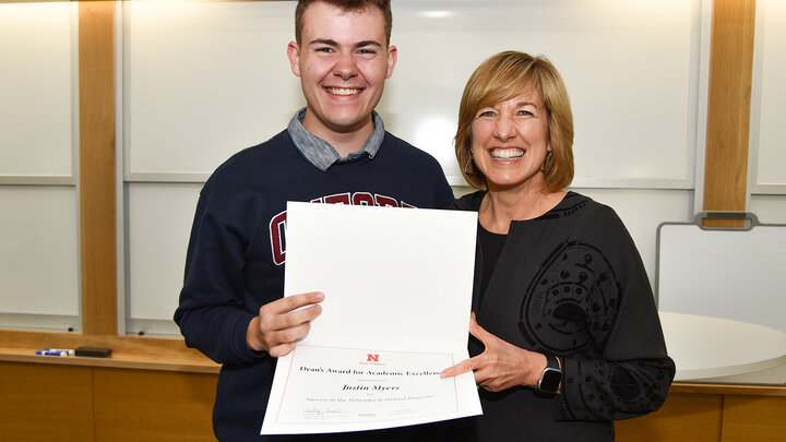 Justin Myers’ experiences in the Nebraska at Oxford program brought broader global perspectives, and earned him a scholarship.