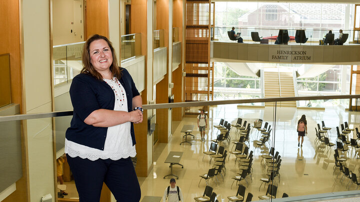 Dr. Kelli Saunders champions ethical auditing practices by creating a unique course offering for the School of Accountancy combining fraud examination with internal audit.