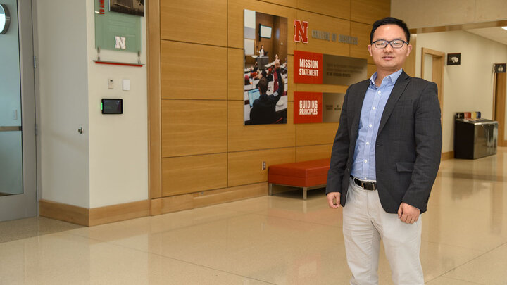 Dr. Liang (Leon) Xu, assistant professor of supply chain management and analytics