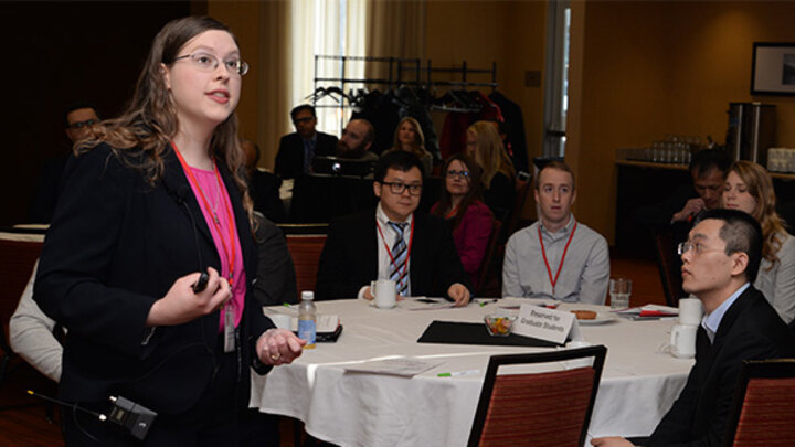 Ph.D. student Lynn Matthews