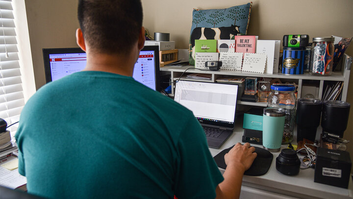 Managing a remote team works best when a leader employs skills such as patience, flexibility and communicating clear structure and goals.