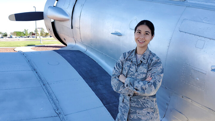 U.S. Air Force Captain Thu Pham earned her MBA@Nebraska while serving her country in the newly formed U.S. Space Force.