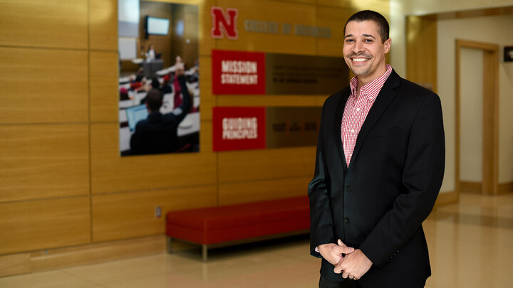 Tyrell Ross, '10 and '18, now makes his mark on the university in a different way – as the college's director of finance and budget.
