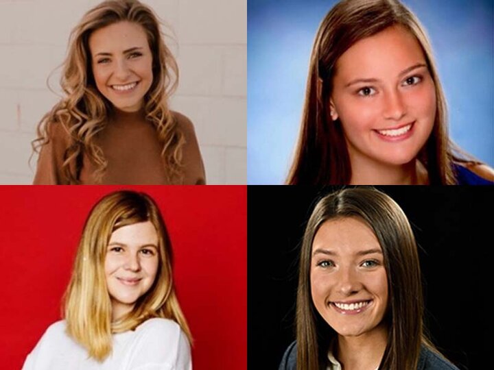 Carlyn Bretey, Anna Stuckwisch, Jamie Jensen and Olivia Dohmen.