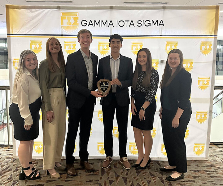 Nebraska's chapter of Gamma Iota Sigma was honored as a Superior Chapter for excellent attendance