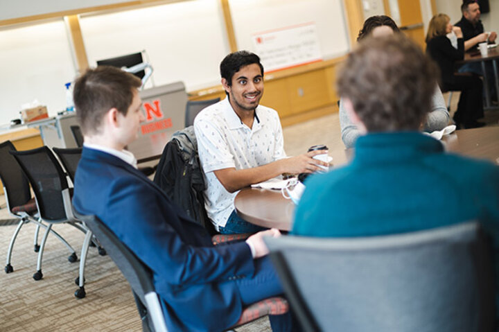 Venkatachalam’s involvement in organizations like the Big Red Investment Club and Husker Venture Fund at the College of Business created opportunities for him to gain real-world experience as a student.