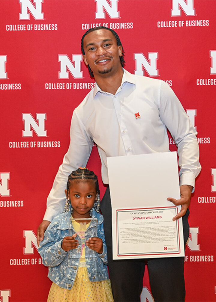 Williams and his daughter