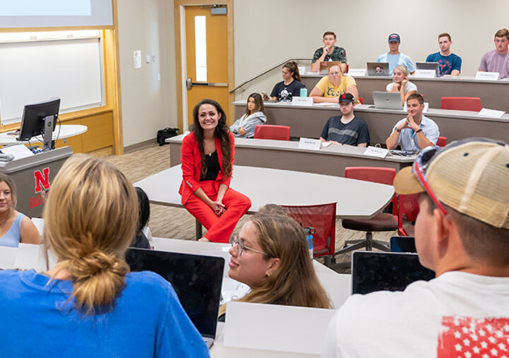 A native of Turkey, Pinar Runnalls, assistant professor of practice, shared her experiences and insights with Al Amri.