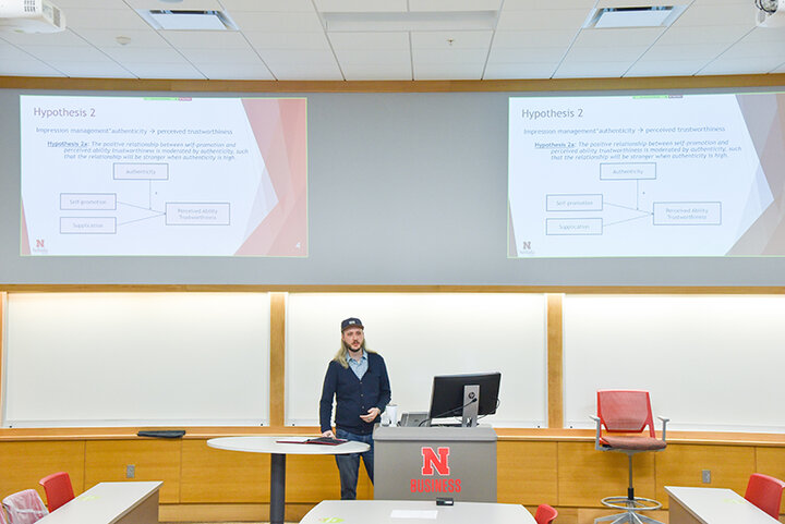 Hanna defended his dissertation this spring where he closely examined emergent leadership, a developing research topic in the field of management.