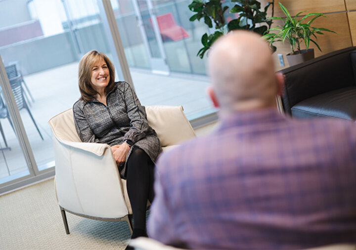 Steven Cohen with Kathy Farrell