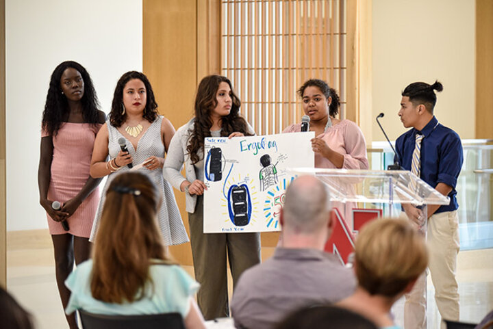 Students from all over Nebraska come to the DREAMBIG Academy to develop business and leadership skills while they experience college firsthand.