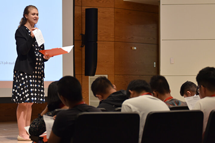 Schwab is the first speaker in the Eyes On The World lecture series with expertise in culture and business in East and South Asia.
