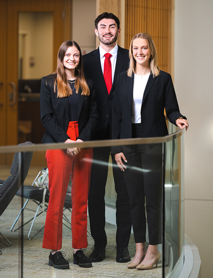 Reese Munson, William Manhart and Colby Marsden