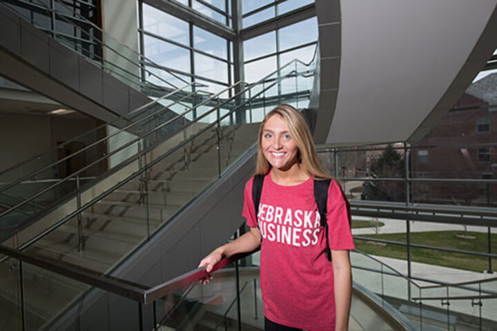Meggan Andrade, a junior marketing major from Grand Island, Nebraska, plans to spend the majority of the break in her hometown