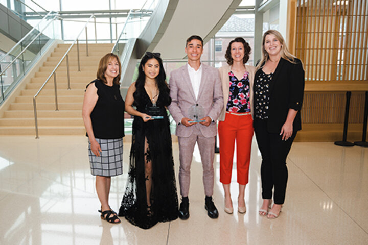 Philavanh and Schultz received the IBL Change Agent Award and IBL Community Builder Award