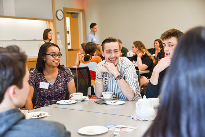 Oxford High Tea brings together Nebraska at Oxford students, new and old, to talk about the program and their experiences.