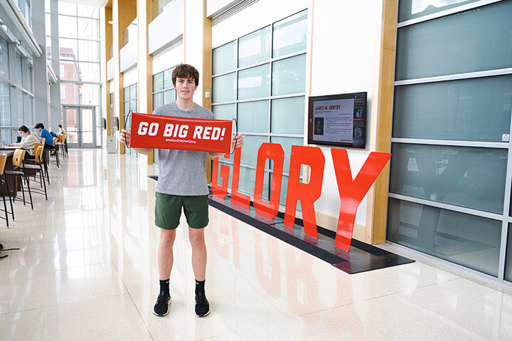 Porter Unruh in the College.