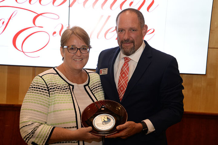 Marci Warner was recognized for her strengths and service prior to retirement from the School of Accountancy.
