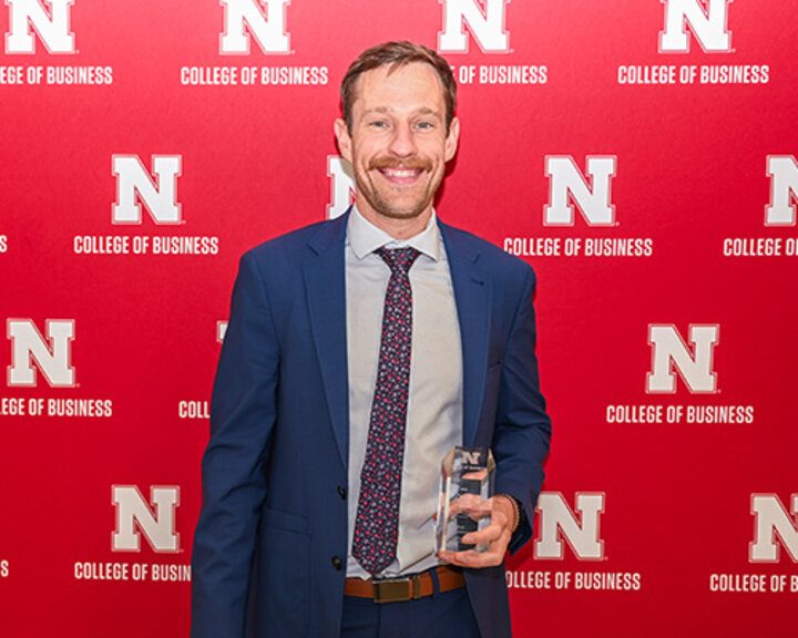 Ben Williamson, '12, received the Young Alumni Award.